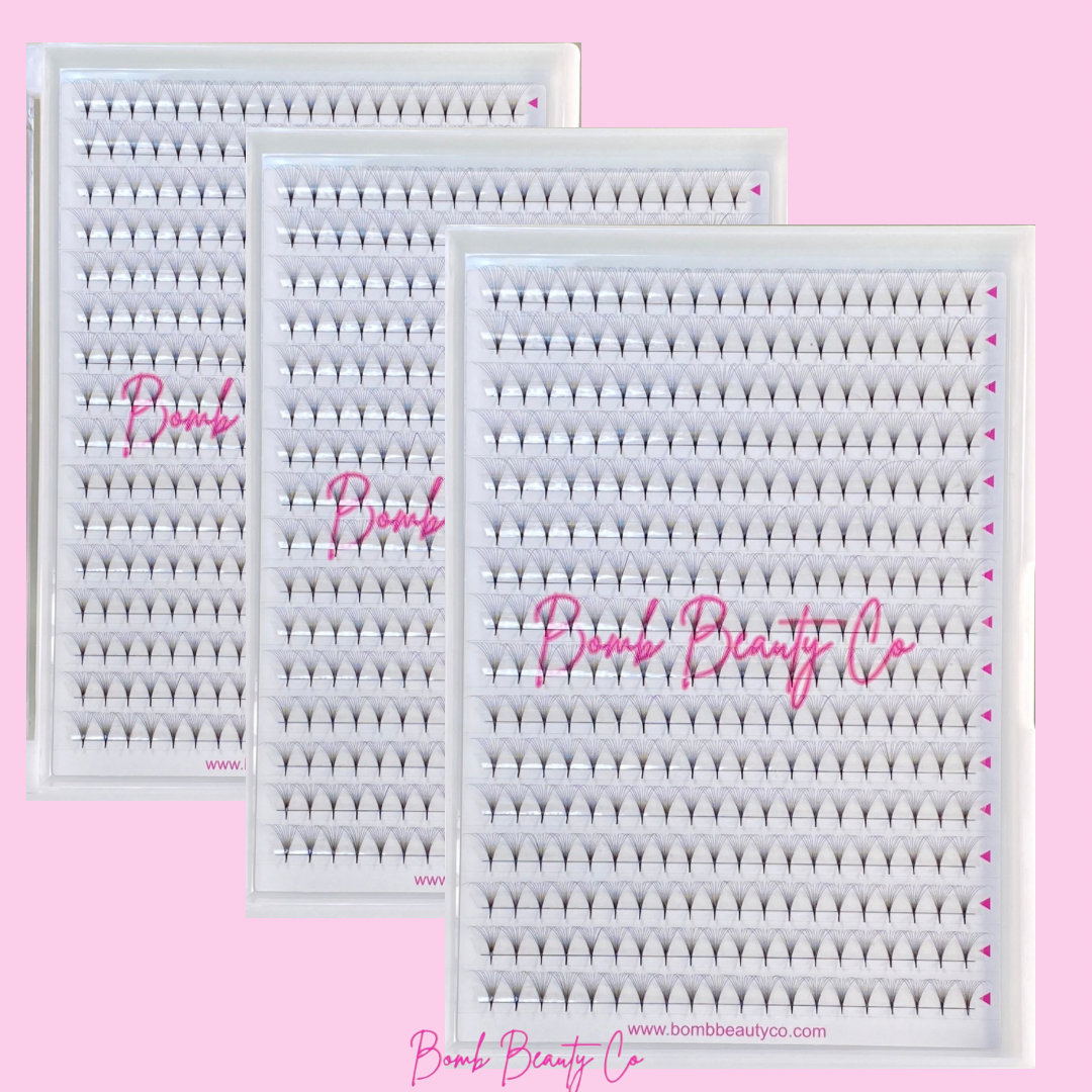 SALE - 10D Pointy Stem Eyelashes - XXL TRAY