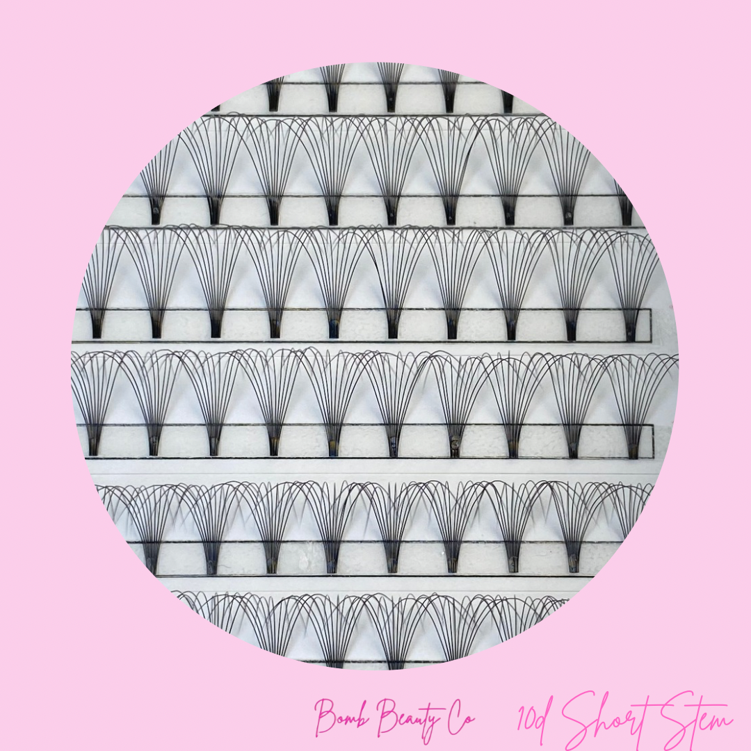 10D Short Stem Eyelashes