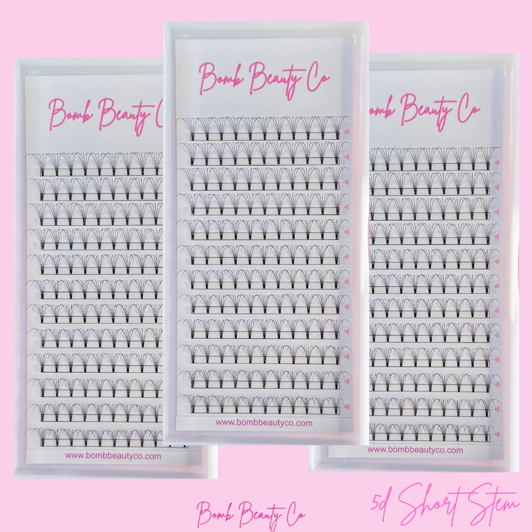 5D Short Stem Eyelashes