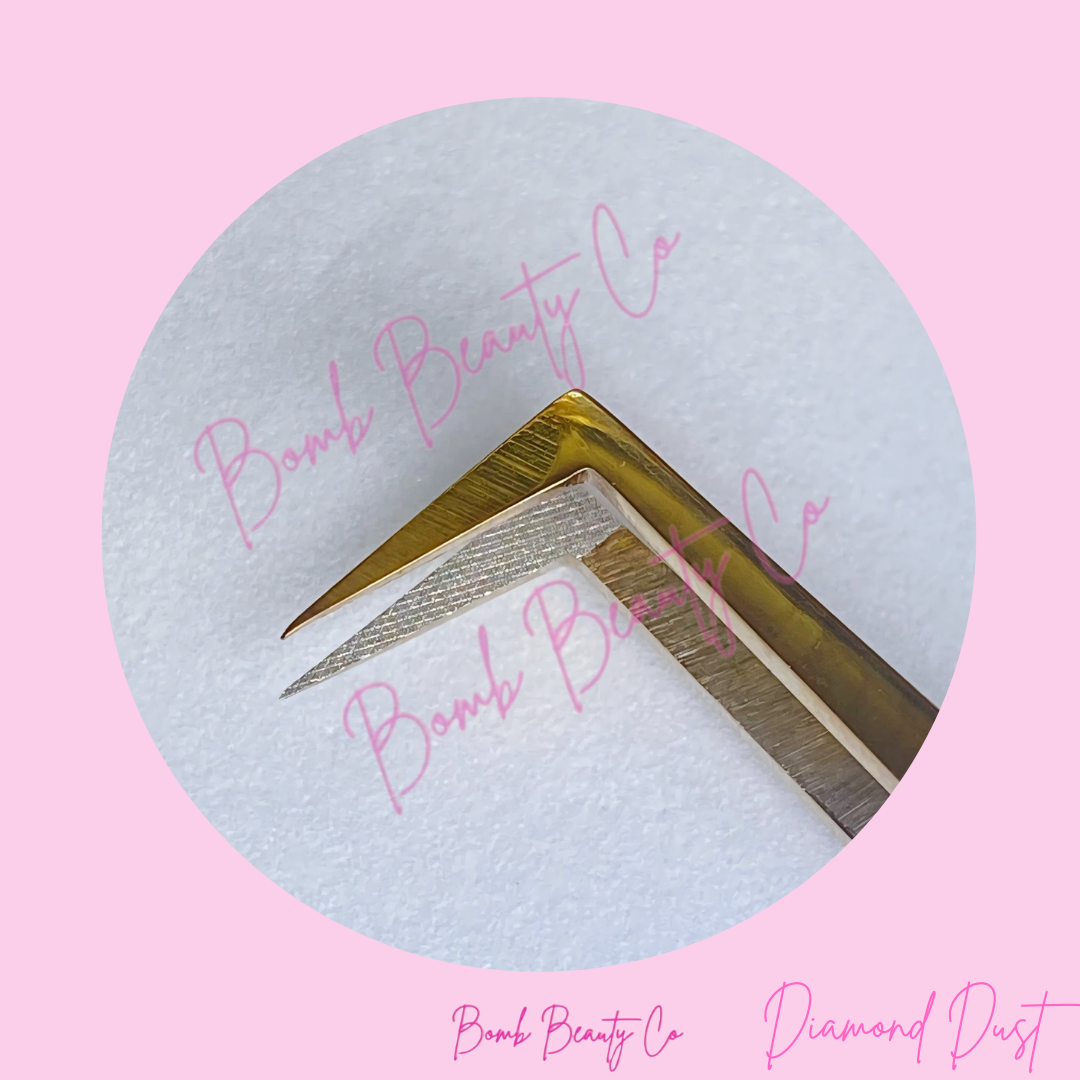 Fibre Tip Tweezer Set - Pink