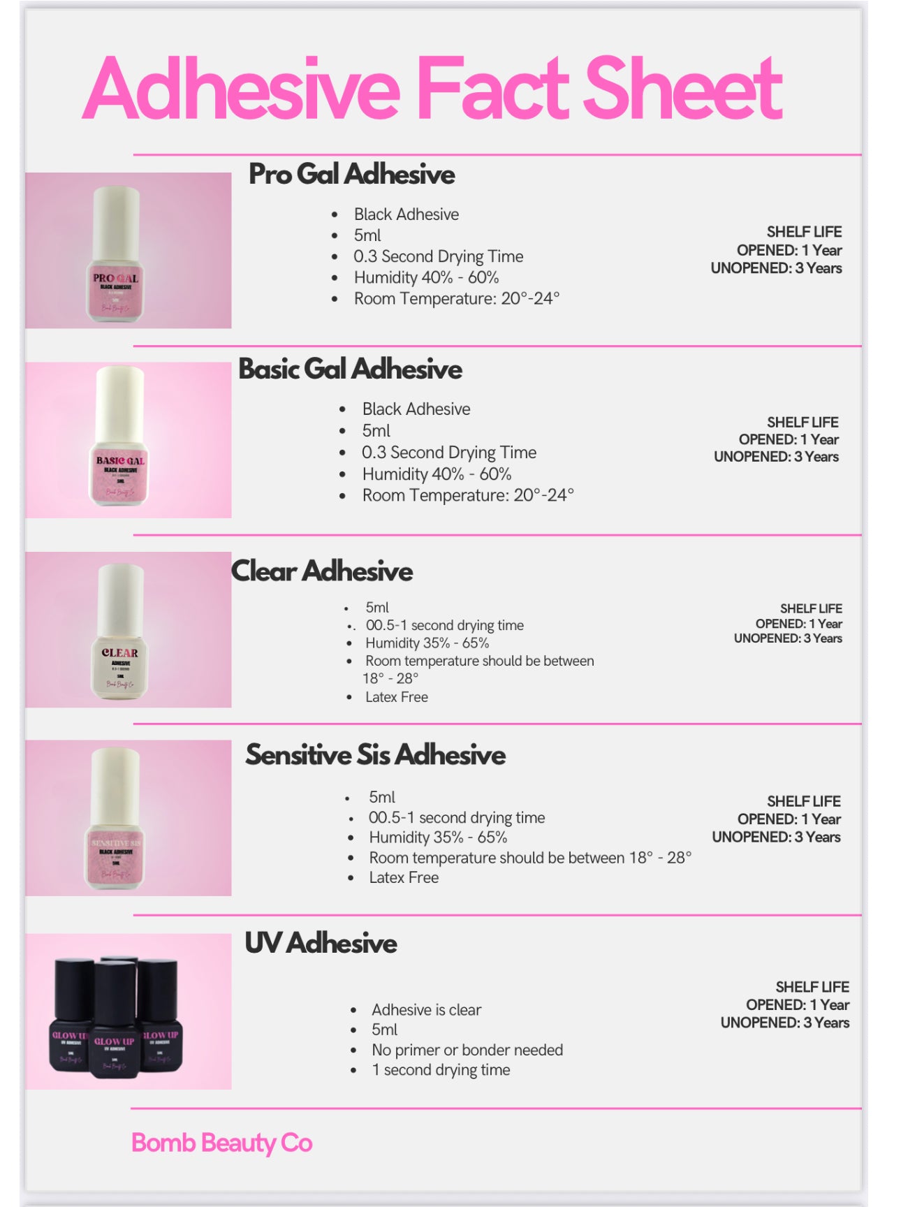Clear Adhesive