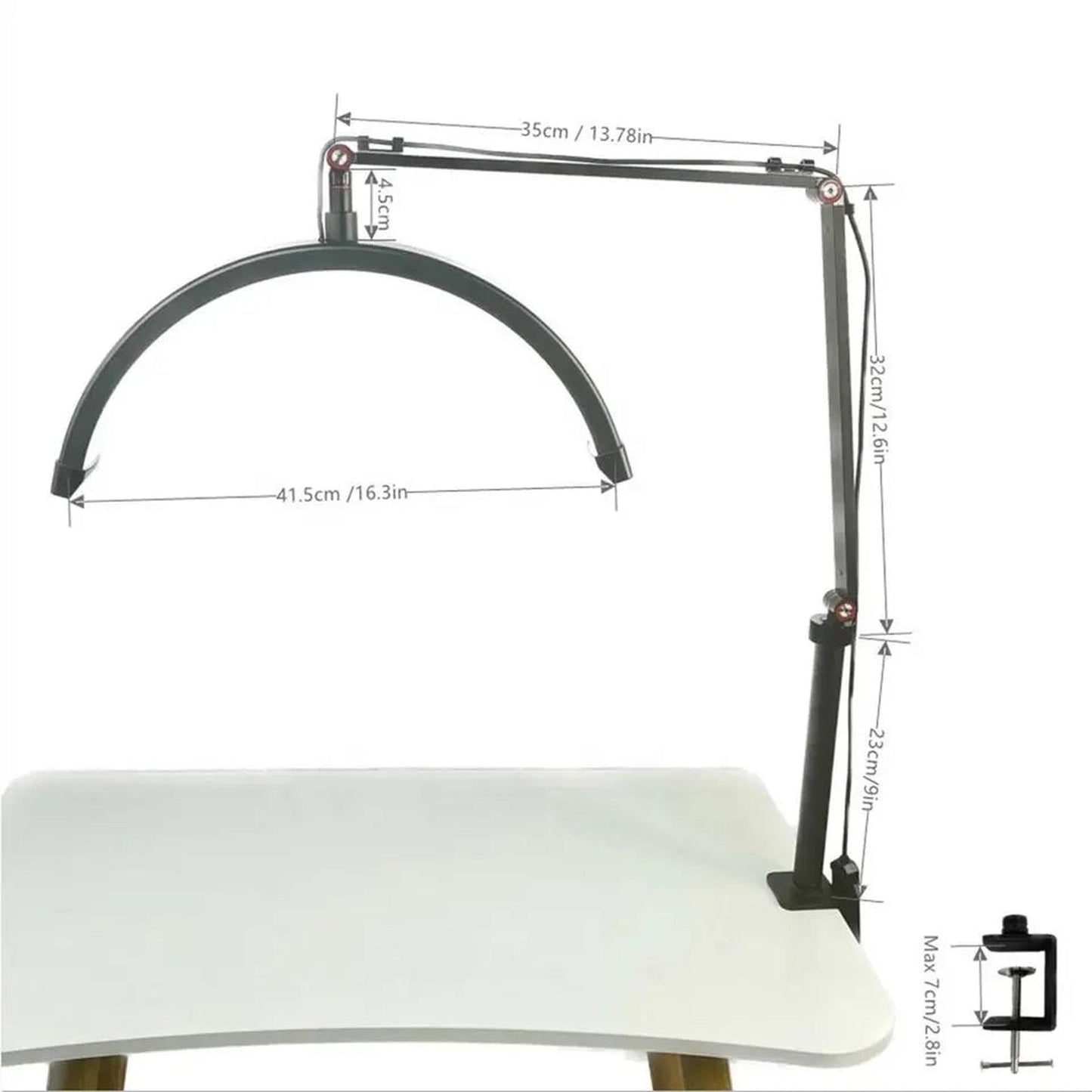 LED Beauty Bed Moon Light - Black