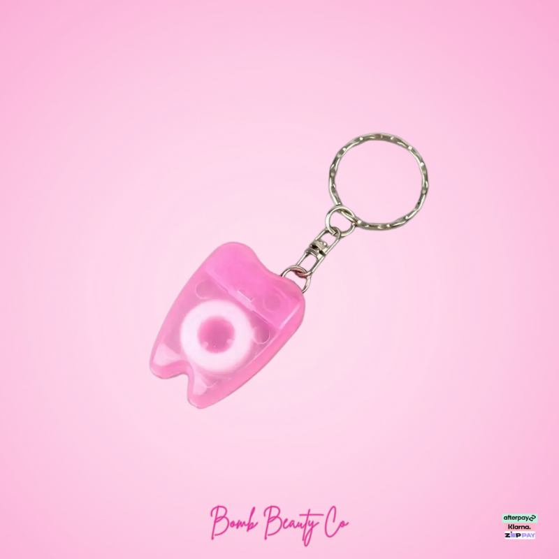 Dental Floss Key Ring