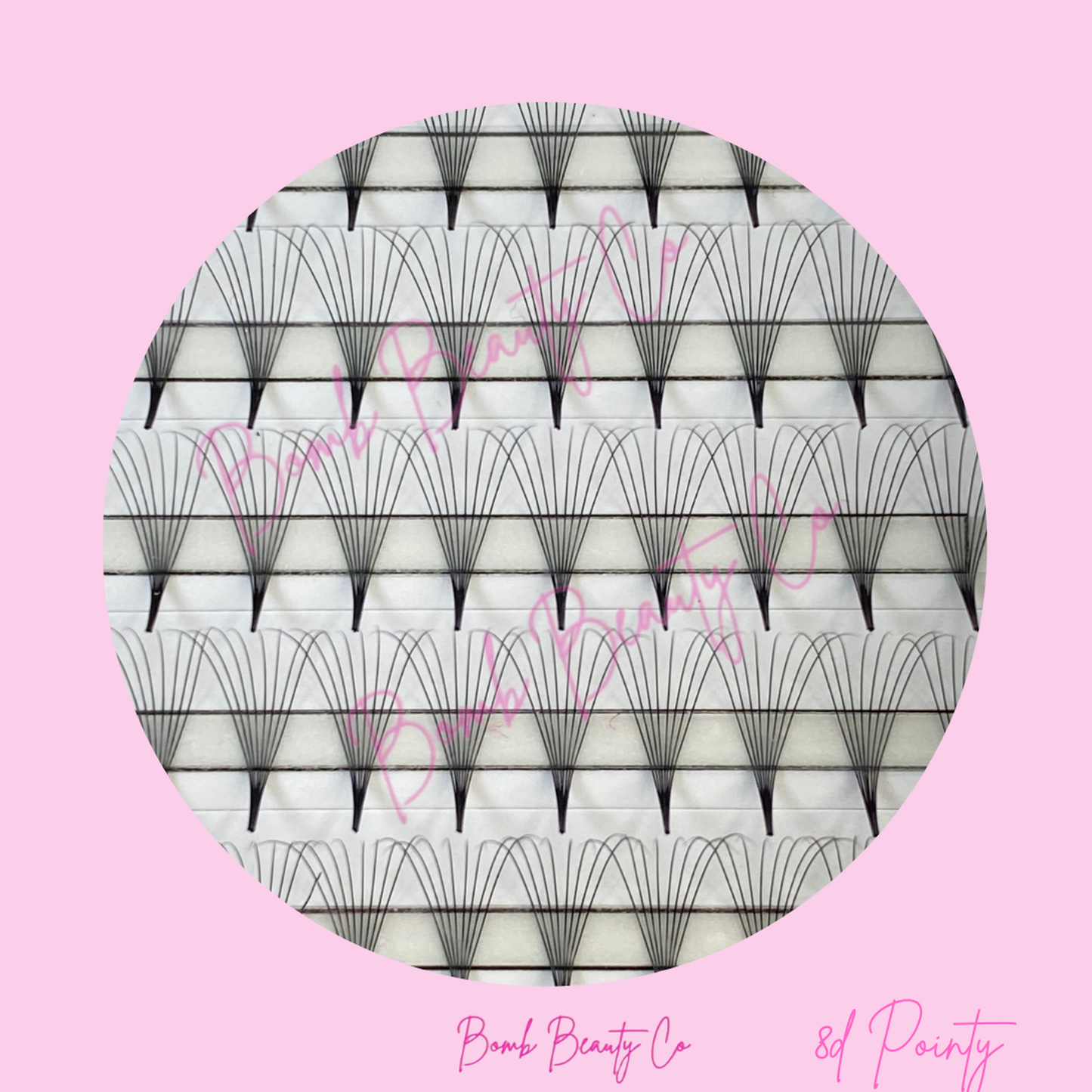 8d pointy stem lashes