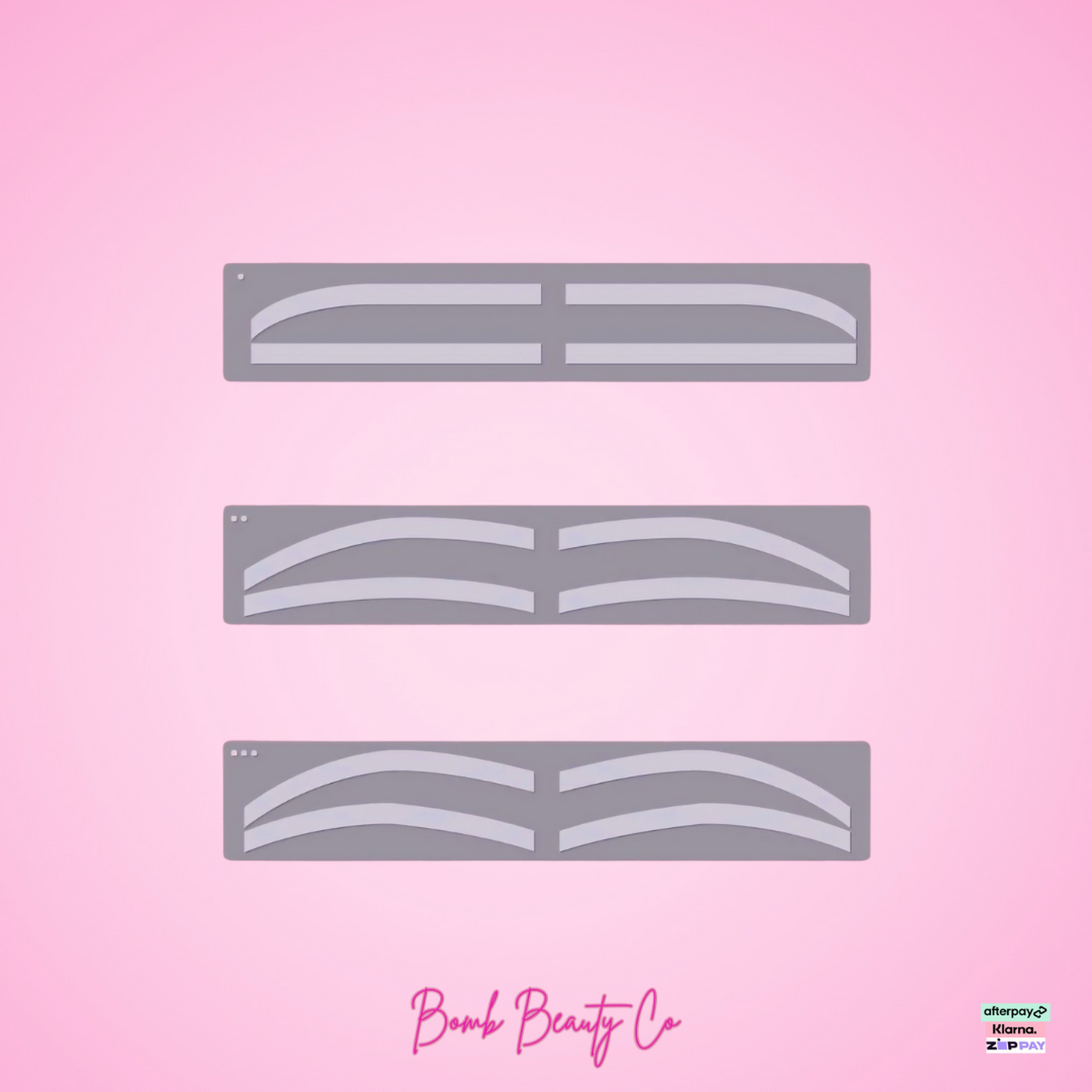 bomb beauty co brow stencils