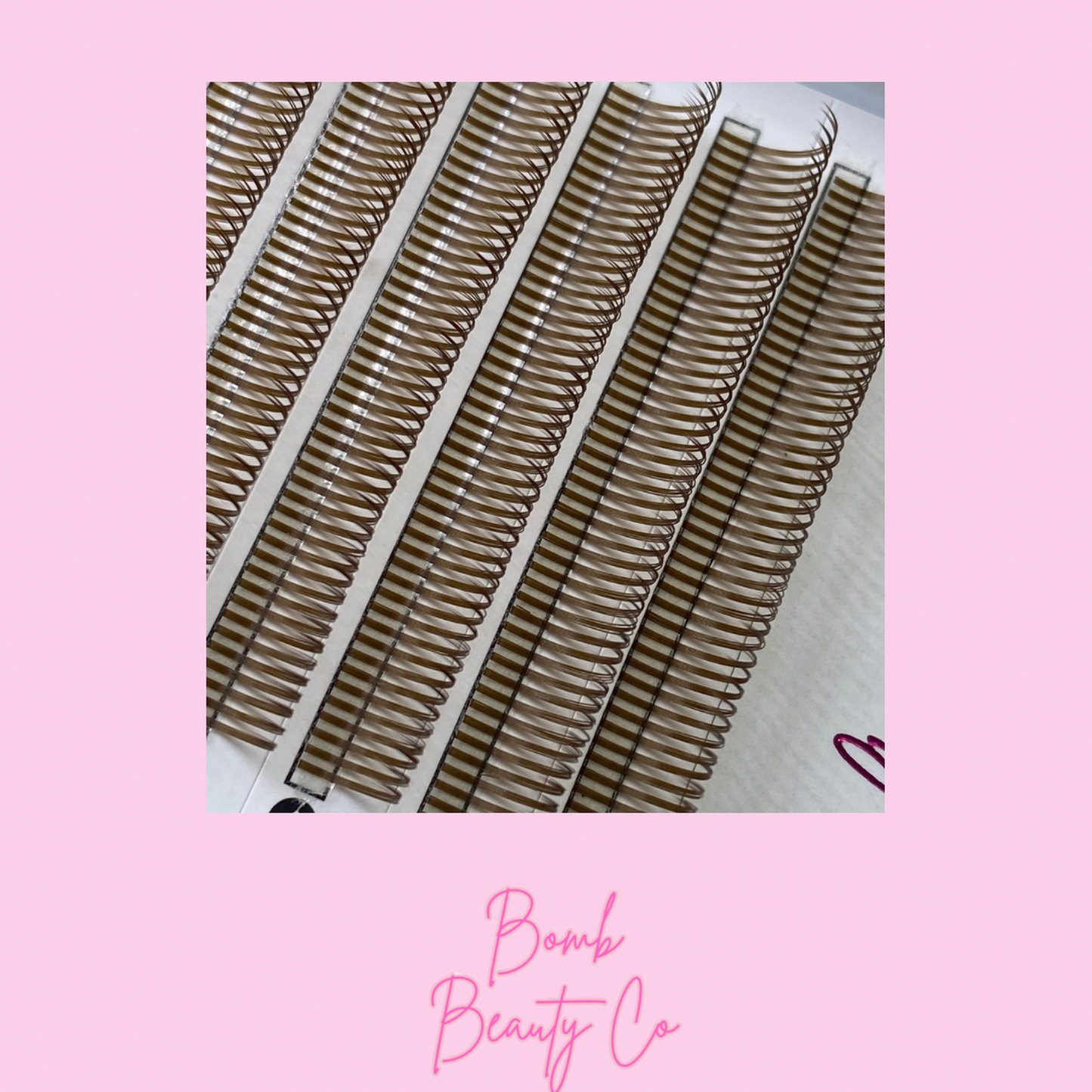 wet look lashes brown