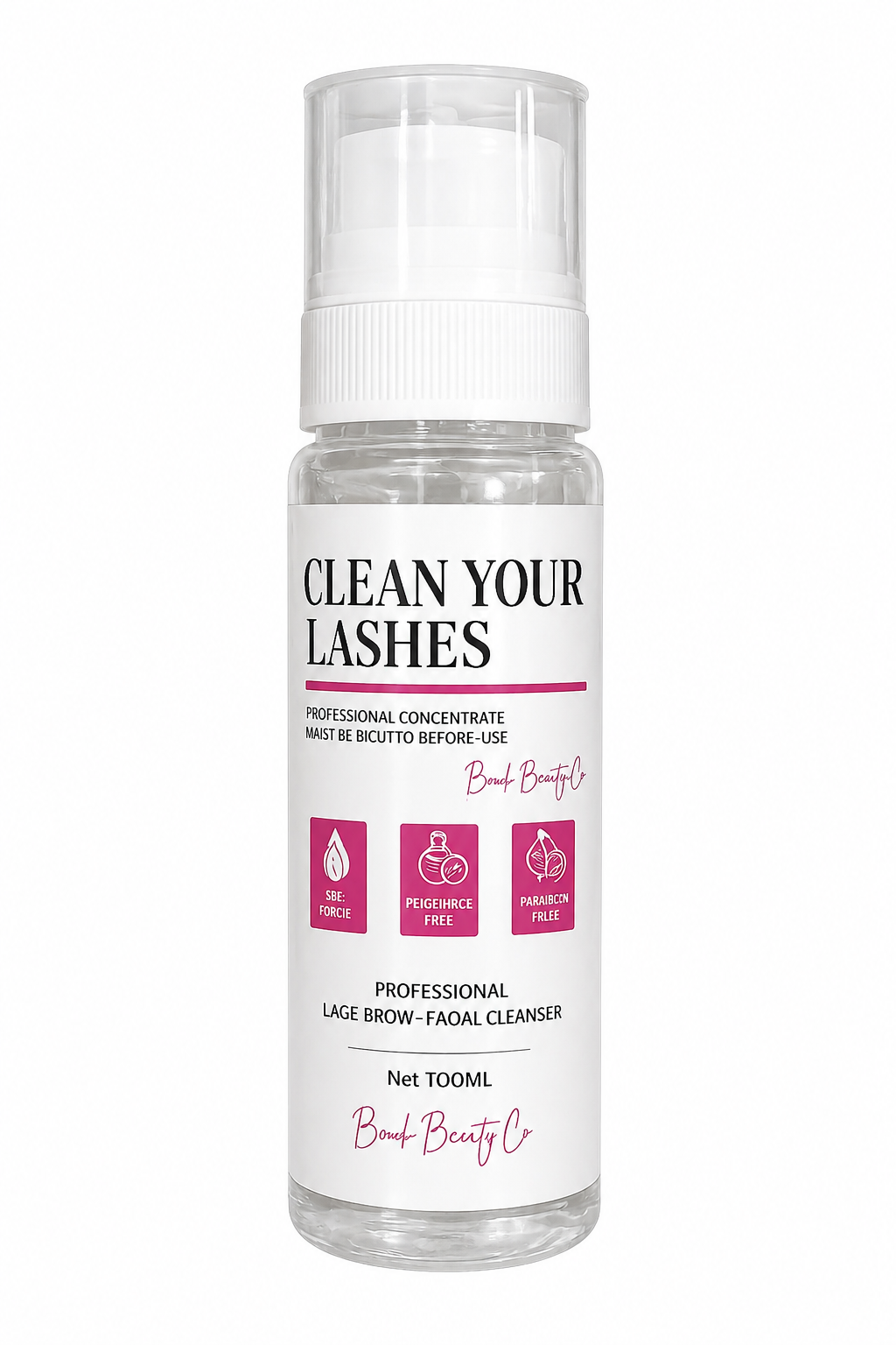 Clean your lashes concentrate