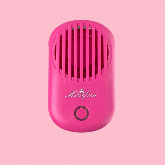 Lash Fan - Dark Pink Mini Fan