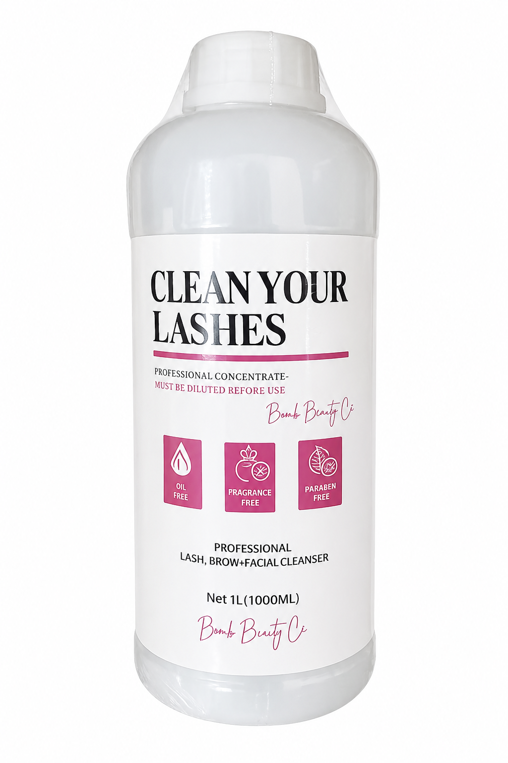 Clean your lashes concentrate