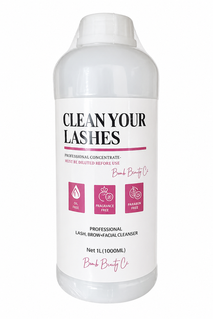Clean your lashes concentrate