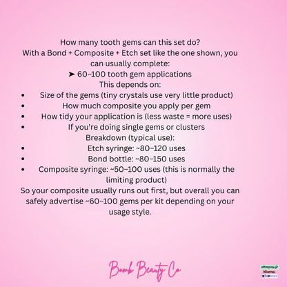 Tooth Gem Application Bundle - Large