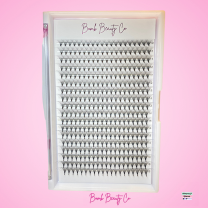 20D Pointy Stem Eyelashes - XXL TRAY