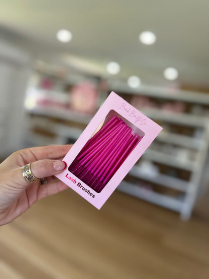 Lash Brushes - Hot Pink (50)