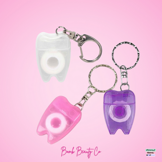Dental Floss Key Ring