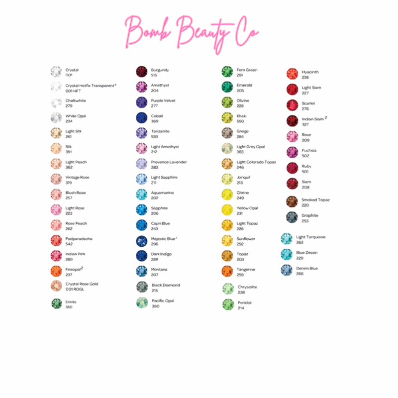 Swarovski Tooth Gems - Round