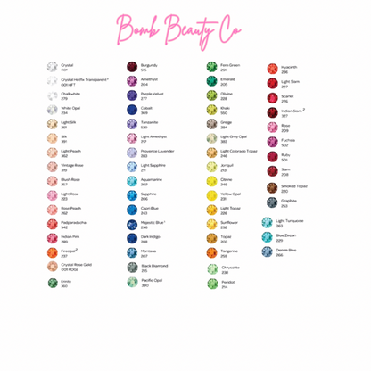 Swarovski Tooth Gems - Round