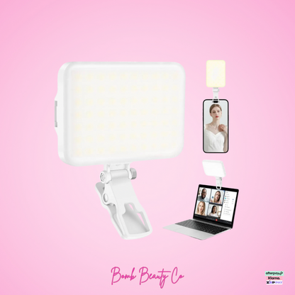 Clip On Phone Light - White