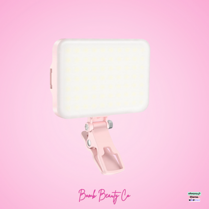 Clip On Phone Light - Pink