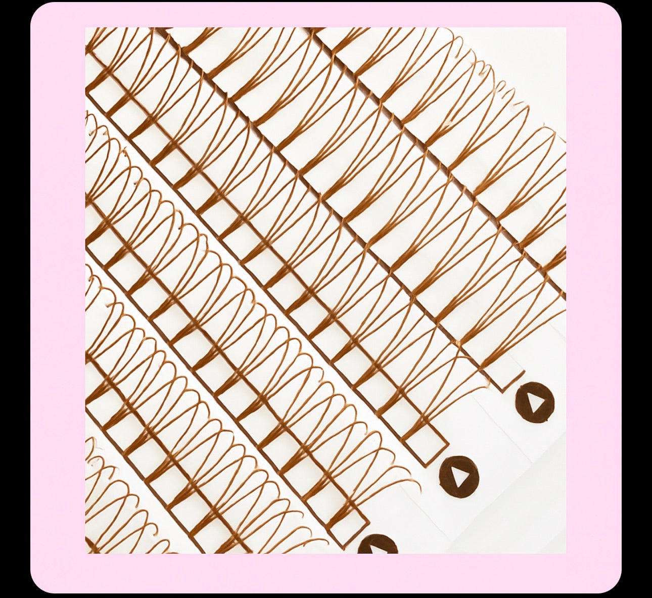 3D Brown  Pre-Made Fans