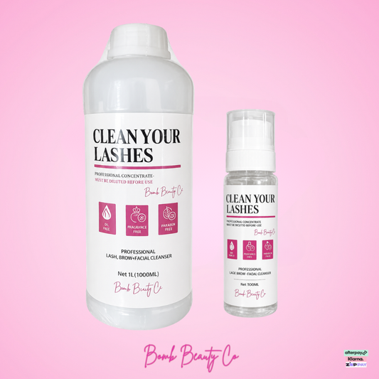 Clean your lashes concentrate