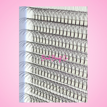 SALE - 4D Short Stem Eyelashes - M Curl XXL TRAY