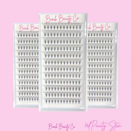 14d pointy stem lashes