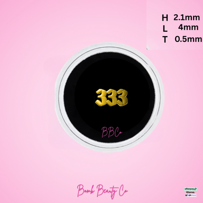 18k gold tooth gem 333