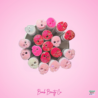 bomb beauty co 3d lash brushes skulls