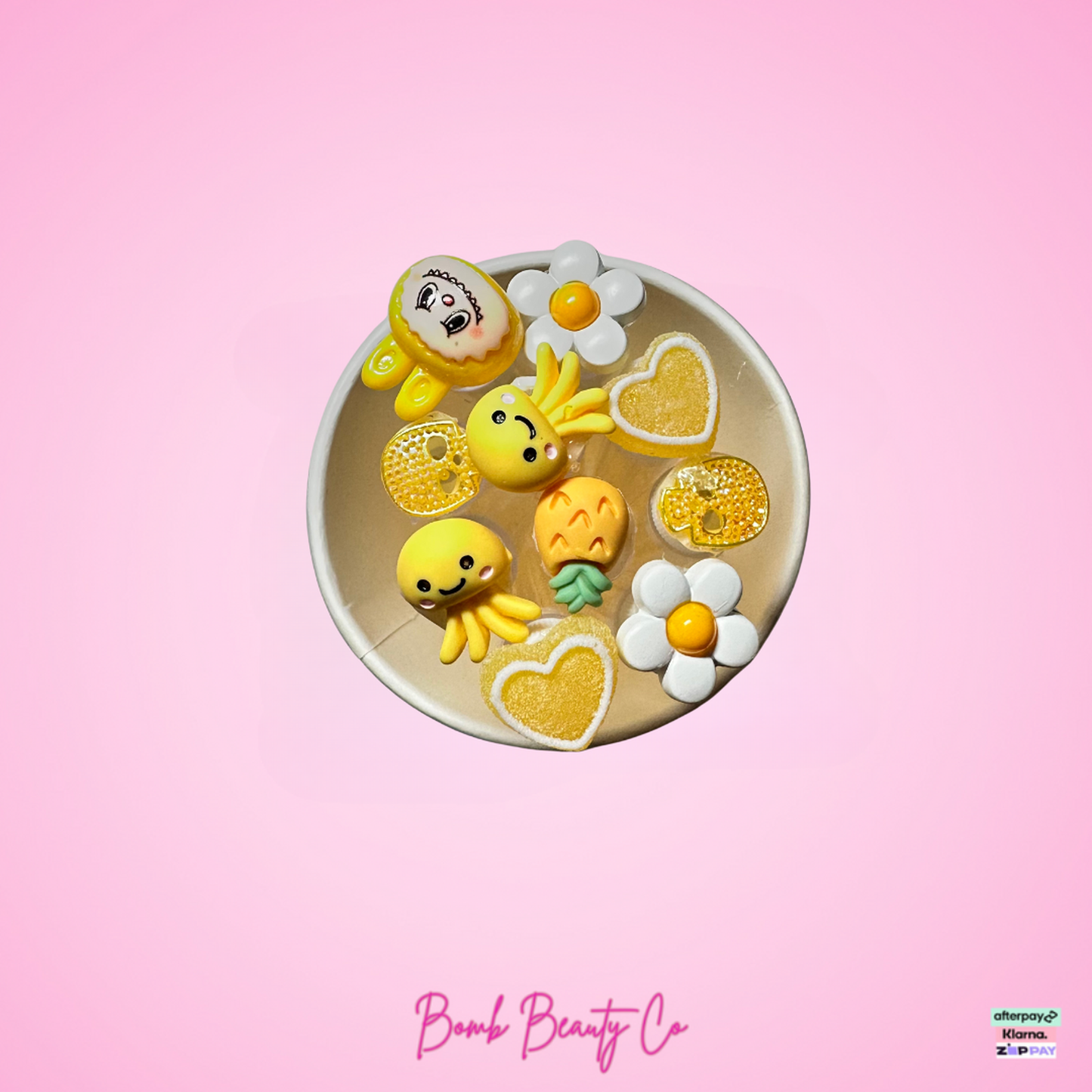  3d lash brushes yellow mix