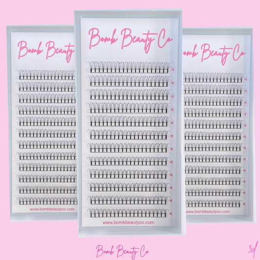 3d short stem lashes