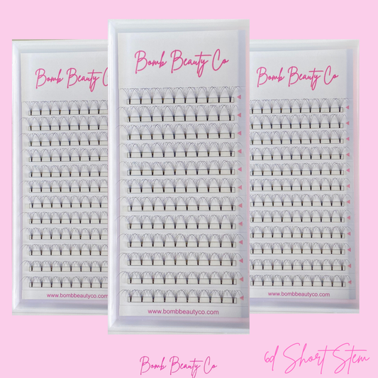 6d short stem lashes