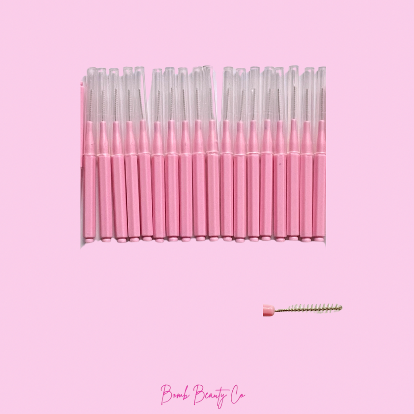  brow brushes pink