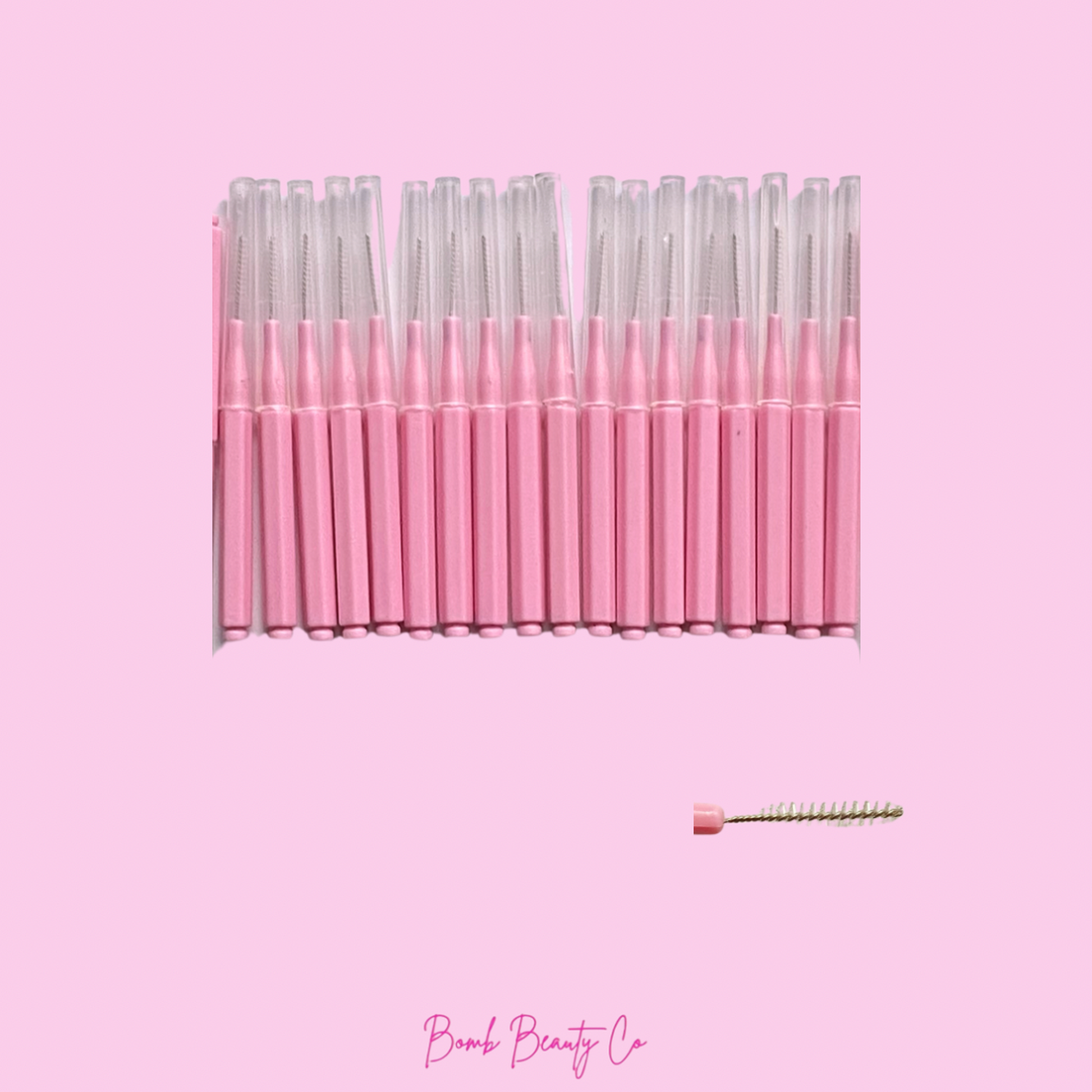  brow brushes pink