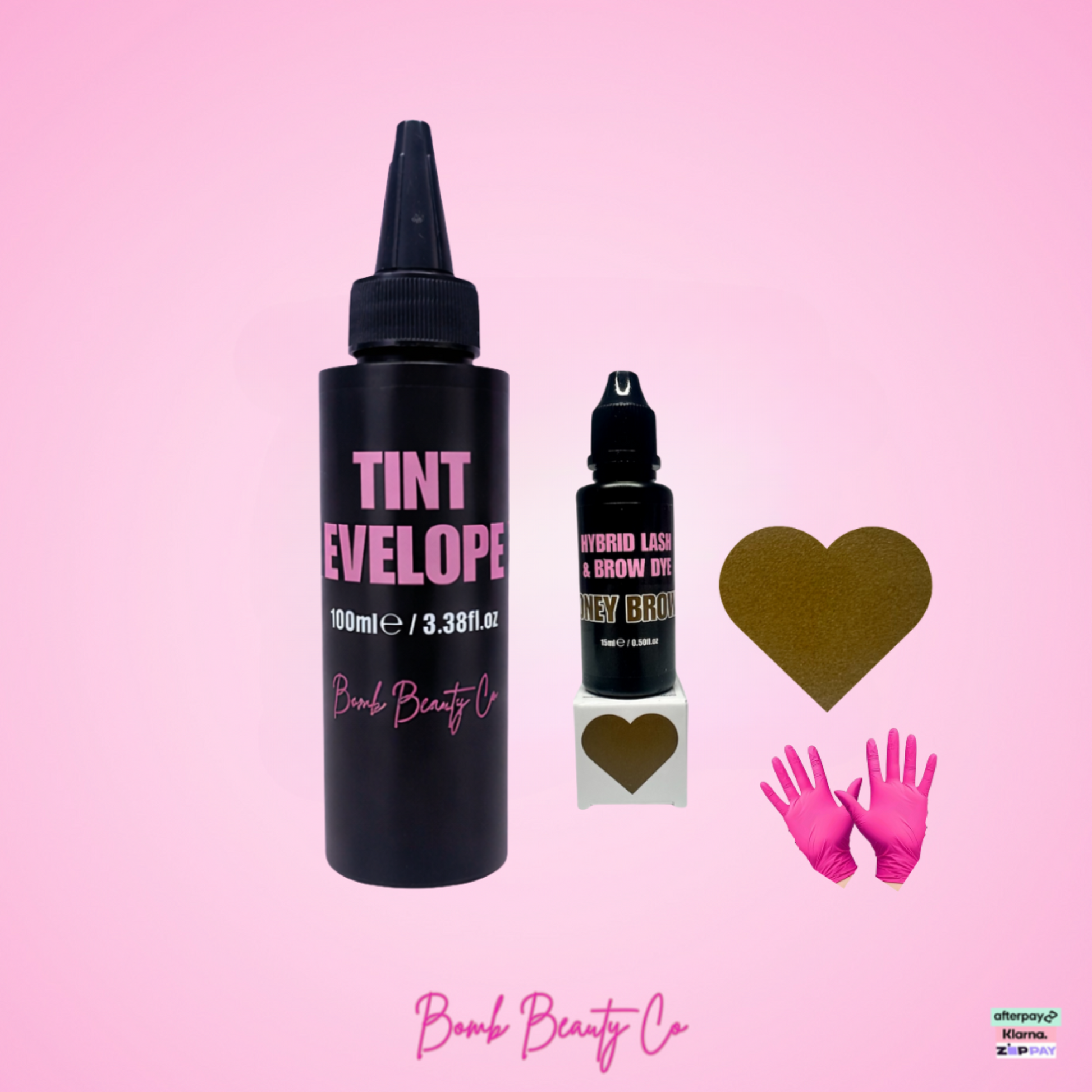 Bomb Beauty Co hybrid brow stain honey brown professional eyebrow tint salon product