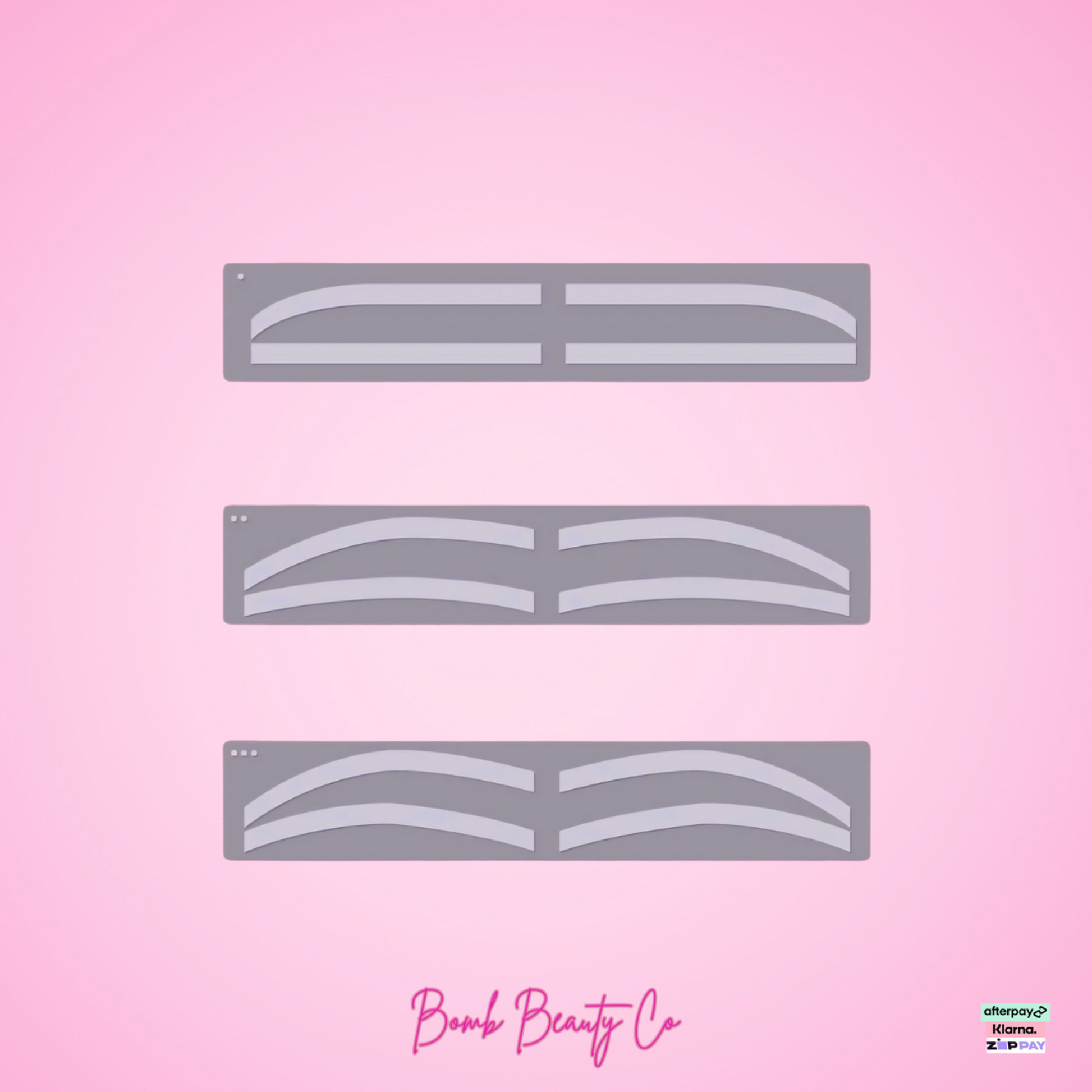 bomb beauty co brow stencils