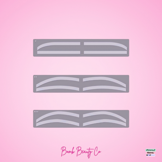 bomb beauty co brow stencils