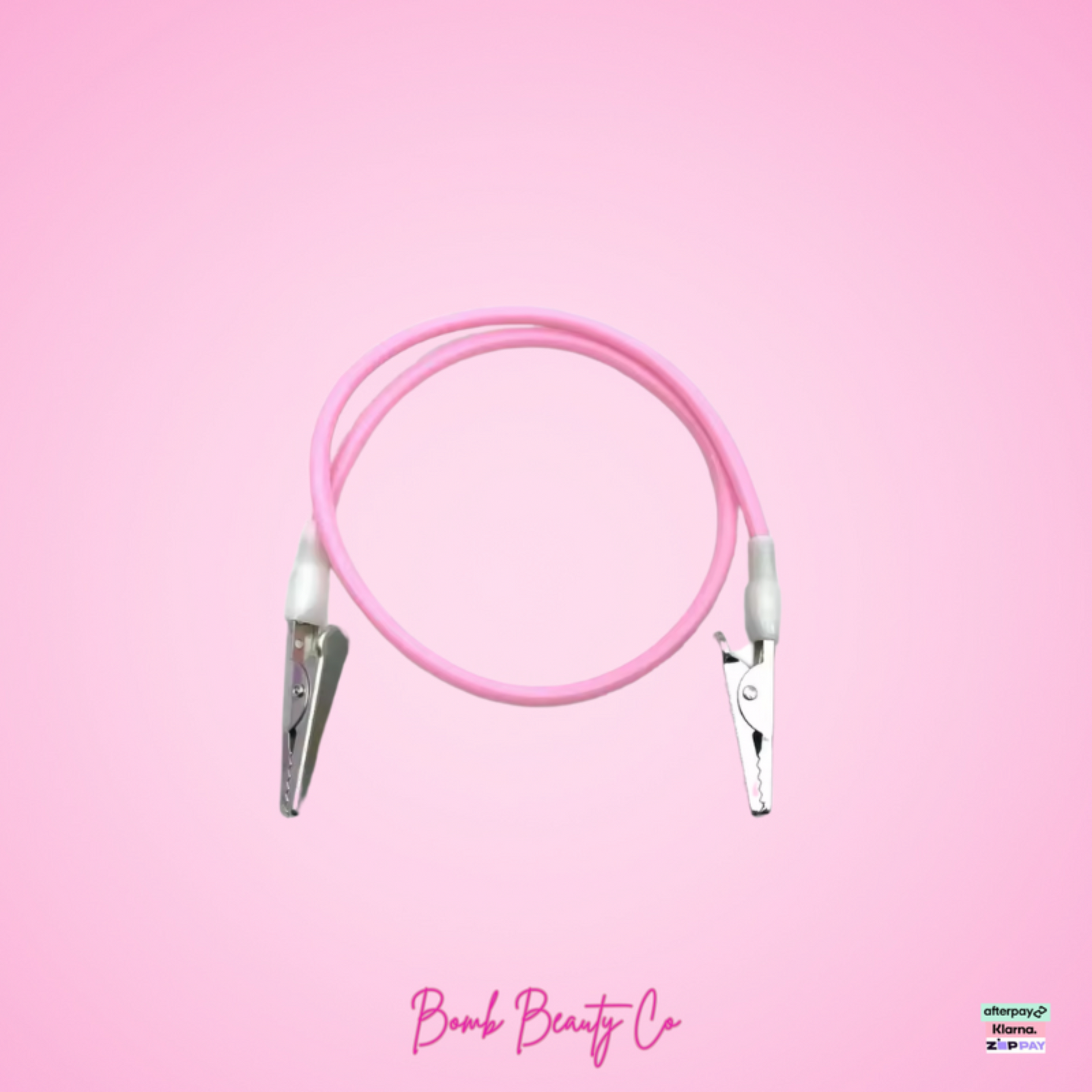 dental bib clip pink