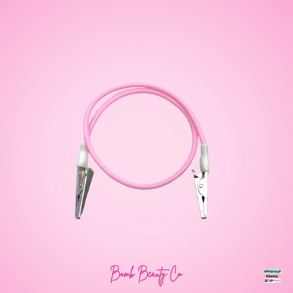 dental bib clip pink