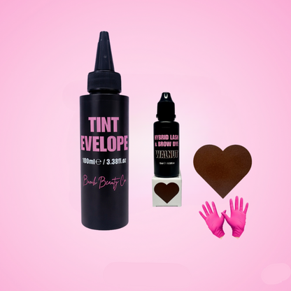 Bomb Beauty Co hybrid brow stain walnut professional eyebrow tint salon product