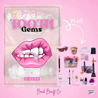 bomb beauty co ebook and tooth gem kit