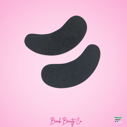 eye lashing pads black