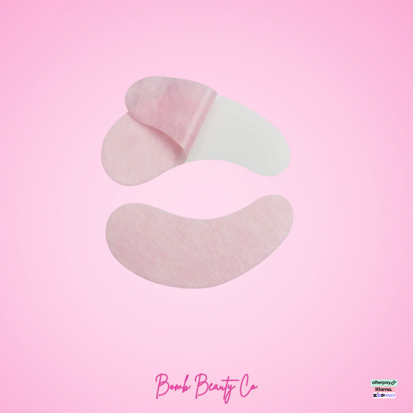 eye lashing pads pink