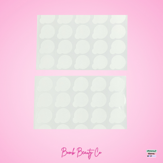 bomb beauty co glue dot stickers