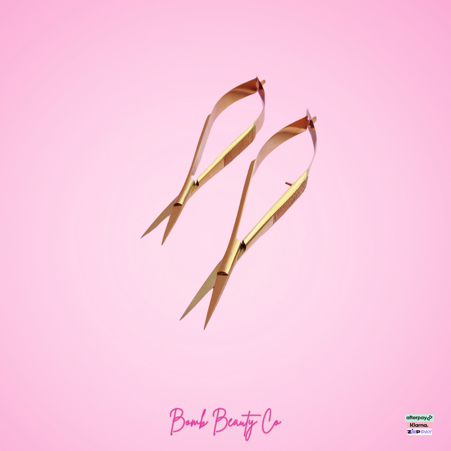 gold eyebrow scissors