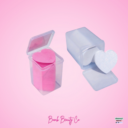 bomb beauty co heart glue wipes 