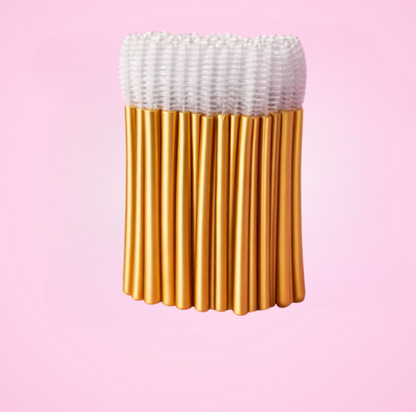 lash brushes gold