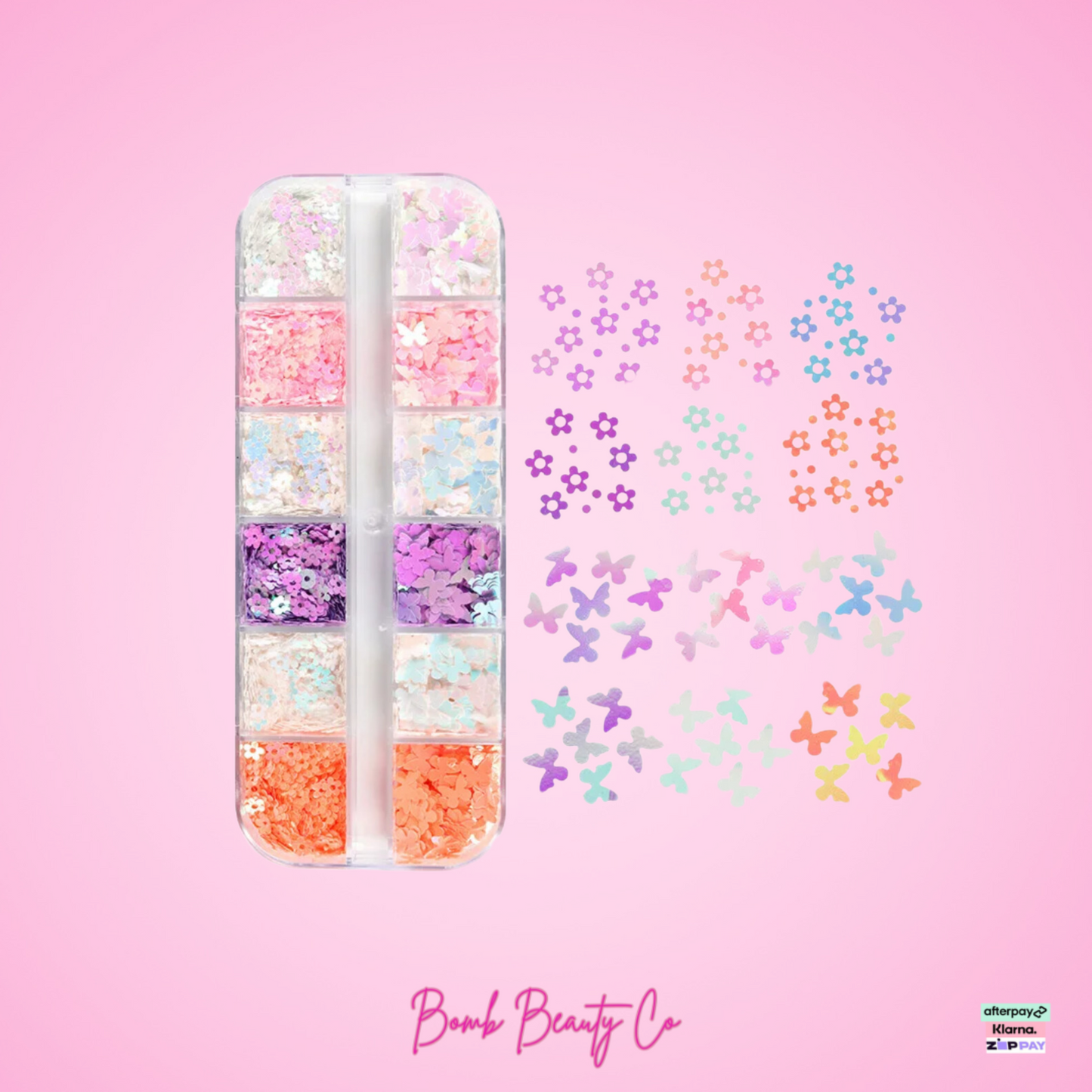  lash decals butterflies and flowers