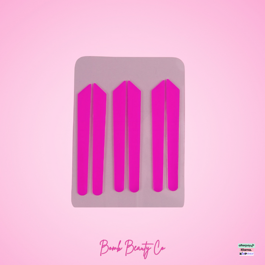 bomb beauty co lash lift shield covers pink