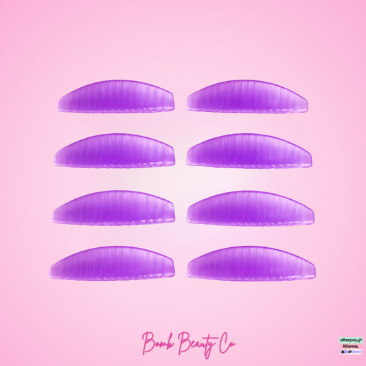 bomb beauty co lash lift shields purple