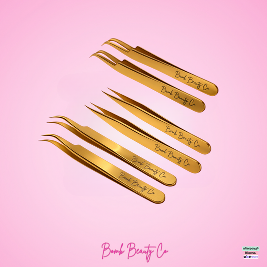 bomb beauty co lashing tweezers